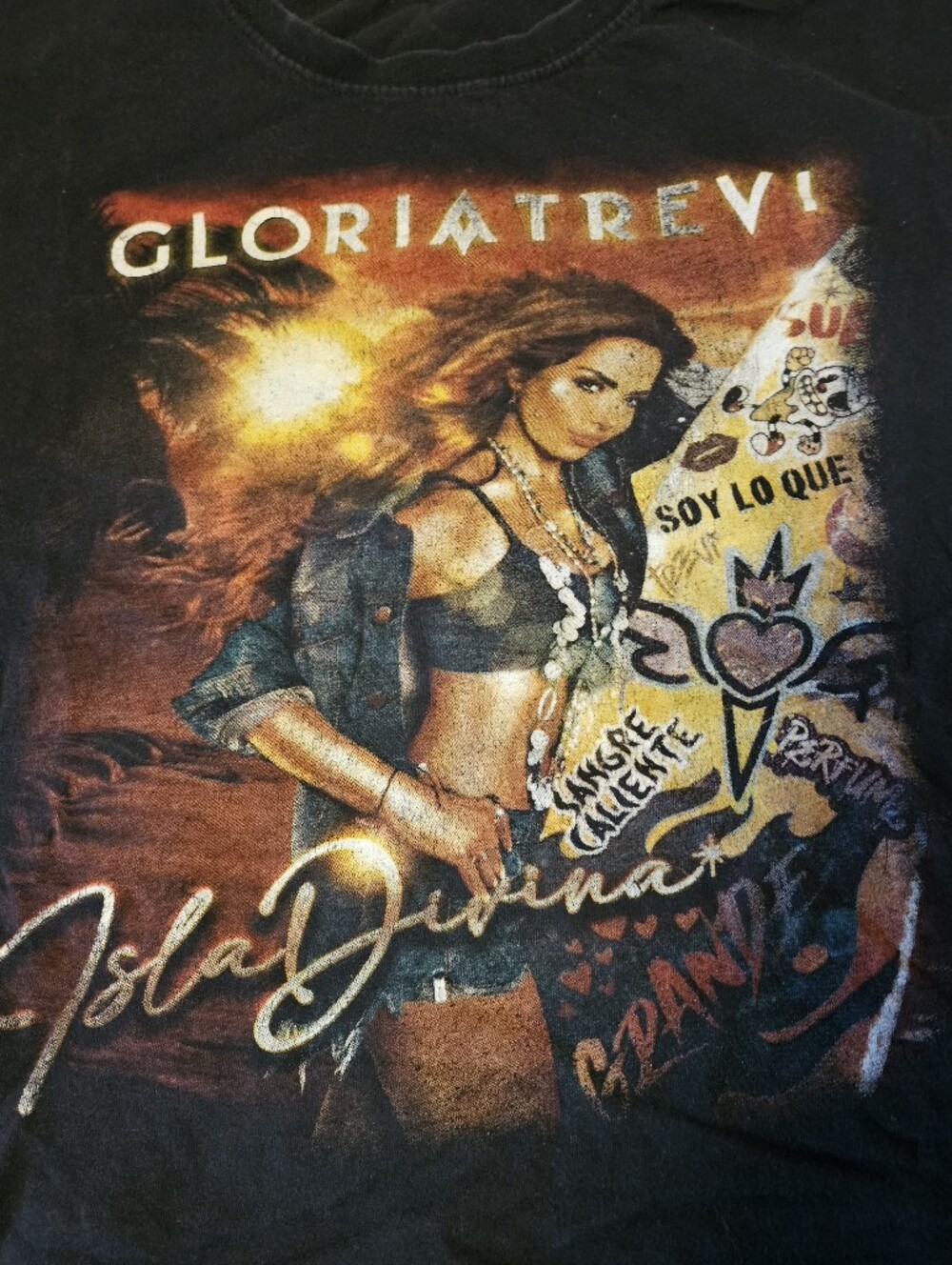 Gloria Trevi T-Shirt XL Concert 2024 Tour Isla Divina Caliente